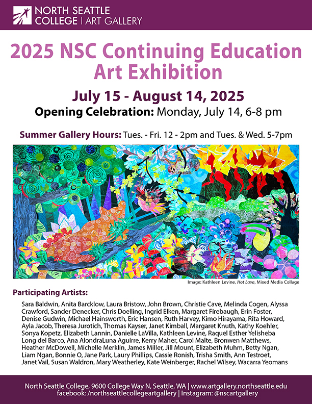 NSC Continuing Education art show flyer