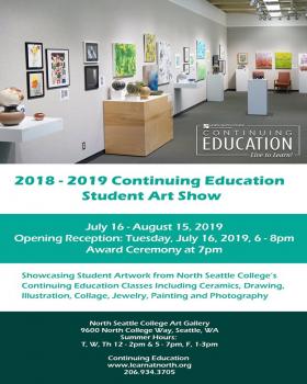2019 Continuing Education Student Art Exhibition