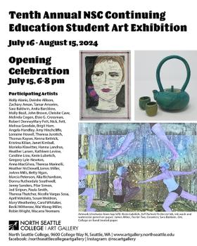 NSC 10th Annual Continuing Education Art Exhibition flyer